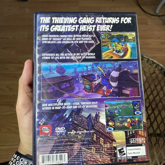 Sly 3: Honor Among Thieves (PlayStation 2, 2005) No Manual Tested Fast Shipping - Picture 2 of 7